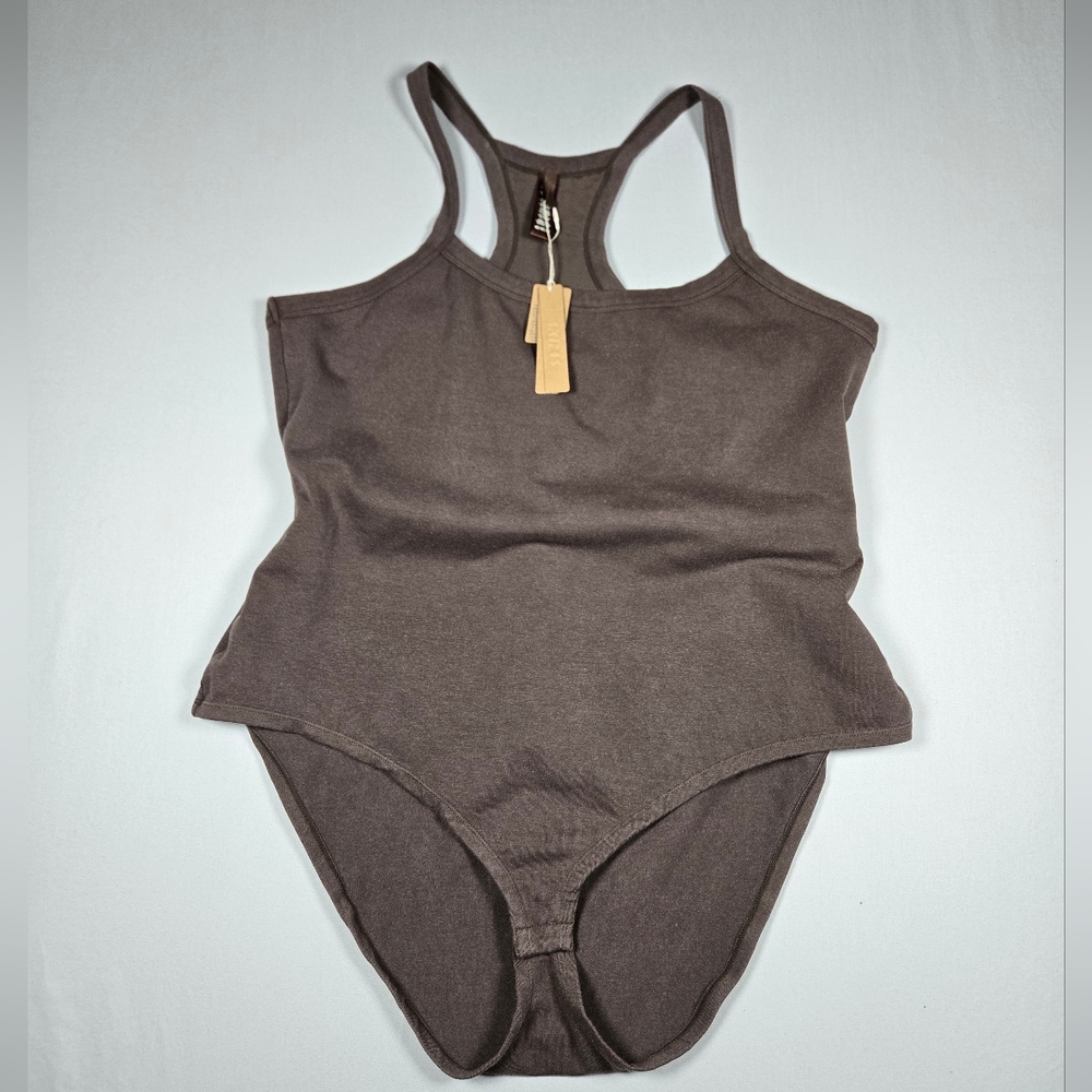 NWT SKIMS Fits Everybody Maternity Brief Bodysuit Cocoa 4X - Picture 1 of 10